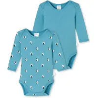 Schiesser 2er-Set: Bodys in Blau | Gr.: 80