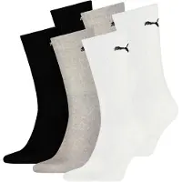 Puma Unisex Sportsocken, 6 Paar - Tennissocken, Crew Sport Socken, einfarbig