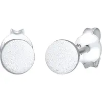 Elli Ohrringe 925 Sterling Silber Geo, Kreis in Silber | Gr.: onesize
