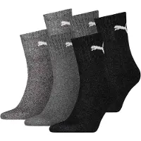 Puma Unisex Sportsocken, 6 Paar - Short Crew Socks, Tennissocken, einfarbig