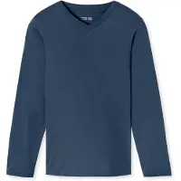 Schiesser Pyjamashirt 182182 Mix+Relax Herren Royal Blue-XL
