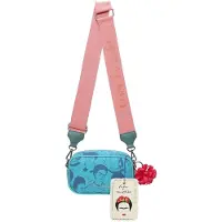 Fritzi aus Preußen Umhängetasche Easy Go Canvas Crossbody Bag Frida Heads petrol