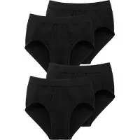 Schiesser Slip Authentic Sport in Schwarz | Gr.: M