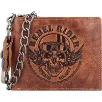 Greenburry Rebel Rider Biker Geldbörse Leder 13 cm