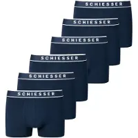 Schiesser Herren Shorts 6er Pack - Serie "95/5", Logobund, S-XXL