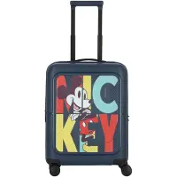 American Tourister Trolley Dashpop Disney Spinner 55 / 20 EXP TSA Mickey Pop Letters blaugrau
