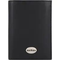 OXMOX Leather RFID Kombibörse Schwarz
