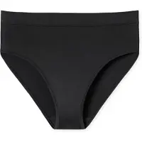 Schiesser Slip "Unique Micro", Damen, Gr. 46, schwarz (000, schwarz), Single Jersey, Obermaterial: 70% Polyamid, 30% Elasthan, körpernah, Unterhosen Slip, weicher Bund, elastische Wirkware