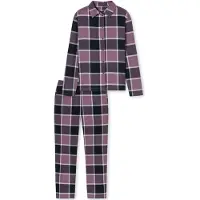 Schiesser Pyjama "Selected Premium Warming" 2 tlg. mit klassischem Karomuster