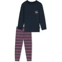 Schiesser Pyjama Jungen Jersey blau bedruckt, 92 740684-0001-00920
