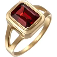 Elli Ring 925 Sterling Silber in Rot | Gr.: 56