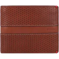 Fossil Geldbörse Rennsport Bifold With Flip ID Medium Brown braun