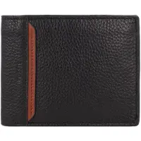 Fossil Geldbörse Huntington Bifold With Flip ID Black schwarz