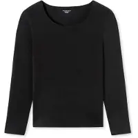 Schiesser Unterziehshirt Damen Jersey schwarz, 42 740539-0002-00420
