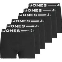 Jack & Jones JACK&JONES Jungen Boxershorts, 6er Pack - SENSE TRUNKS, Baumwoll-Stretch, Logobund