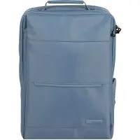 Travelite Freizeitrucksack Rucksack mit Laptopfach Workfloow Backpack 18L Denimblue blaugrau