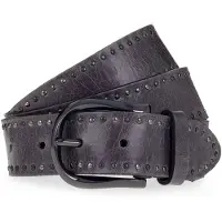 B.belt Ledergürtel in grau für Damen, Größe: 95. BBS0005I03