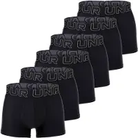 Under Armour Herren Boxershorts, 6er Pack - Performance Tech Trunks Solid 3 in, Stretch, einfarbig