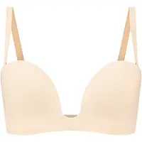 Bye Bra BH Deep Plunge Strapless Bra Damen Beige-L