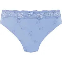 Hunkemoller Klassischer Damenslip mit hoher Taille Diva 301190 Himmelblau 36