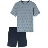 Schiesser Pyjama 182608 95/5 Nightwear Herren Night Blue-XL