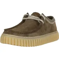 Clarks Schnürschuhe Torhill mit traditionellen Akzenten 3222 Dark Olive Combi 47