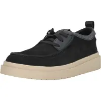 Clarks Polden Moc Schnürer Blau