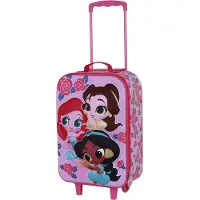 KARACTERMANIA Disney Princess Flowers Soft 3d Koffer Auf Rollen