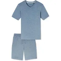 Schiesser Pyjama Herren blau, 48 775886-0001-00480