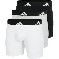 Adidas Boxershorts Active Flex Cotton Herren Black / Grey / White (3er-Pack)-XL