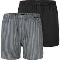 Schiesser Boxershort Herren 182427 Boxershorts Multipacks Assortiert 3 (2er Set)-XXXXL