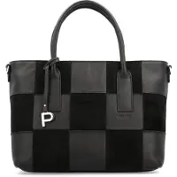 PICARD Schultertasche Handtasche Chess Shopper Black schwarz