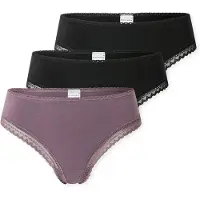 Schiesser Tanga Damen Baumwolle mehrfarbig, 40 801134-0003-00400