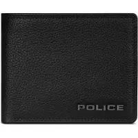 Police Geldbörse RFID Schutz Leder 12 cm