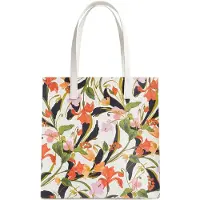 Ted Baker Shopper Flowela Floral Printed Icon Bag Cream creme bunt