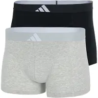 Adidas Unterhosen Active Flex Cotton Body Herren Black / Grey (2er-Pack)-S