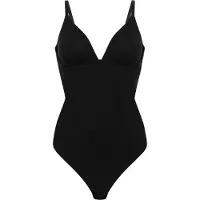 Hunkemoller Geschmeidiger ungepolsterter Body Schwarz