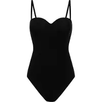 Hunkemoller Glatter gepolsterter Body Schwarz