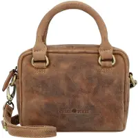 Greenburry Umhängetasche Handtasche Vintage Mini Crossbody Bag Brown braun