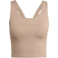Adidas Performance All Me Medium Support Bra Tank Chalky Brown Größe: XS | Sport BHs Outlet | Damen | Braun