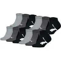 Puma Kinder Sneakersocken, 12er Pack - BWT Sneaker 12P, Logos, einfarbig