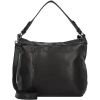 Greenburry Leder Umhängetasche Schultertasche Colombiana Hobo Black schwarz
