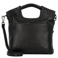 Green Burry GREENBURRY Leder Schultertasche Umhängetasche Colombiana Shoulderbag Black schwarz