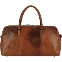 Green Burry GREENBURRY Reisetasche Newport Travel Bag Caramel hellbraun