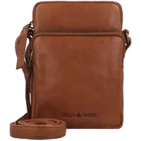 Green Burry GREENBURRY Leder Umhängetasche Colombiana Mini Shoulderbag Nougat braun