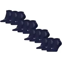 Puma Unisex Sneakersocken, 12er Pack - Cushioned Sneaker 12P, Logo, einfarbig
