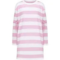 Mey Nachthemd langarm Serie Streaked Lines Soft Pink | Größe L