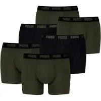 Puma Herren Boxershorts, 6er Pack - Everyday Boxers 6P, Cotton Stretch, einfarbig