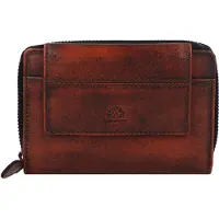 Greenburry Geldbörse Destressed RV-Wallet RFID Rusty Orange terracotta