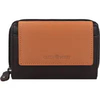Greenburry Geldbörse Duett RV-Wallet RFID Brown / Tan dunkelbraun